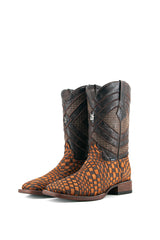 Prescott Arizona Woven Square Toe Cowboy Boot