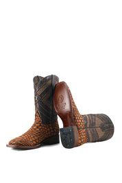 Prescott Arizona Woven Square Toe Cowboy Boot