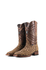 Prescott Arizona Woven Square Toe Cowboy Boot