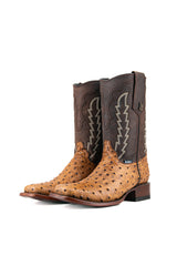 Ostrich Rodeo Zipper Cowboy Boot