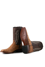 Ostrich Rodeo Zipper Cowboy Boot FINAL SALE