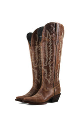 Kaylee Tall Wide Calf Friendly Snip Toe Cowgirl Boot
