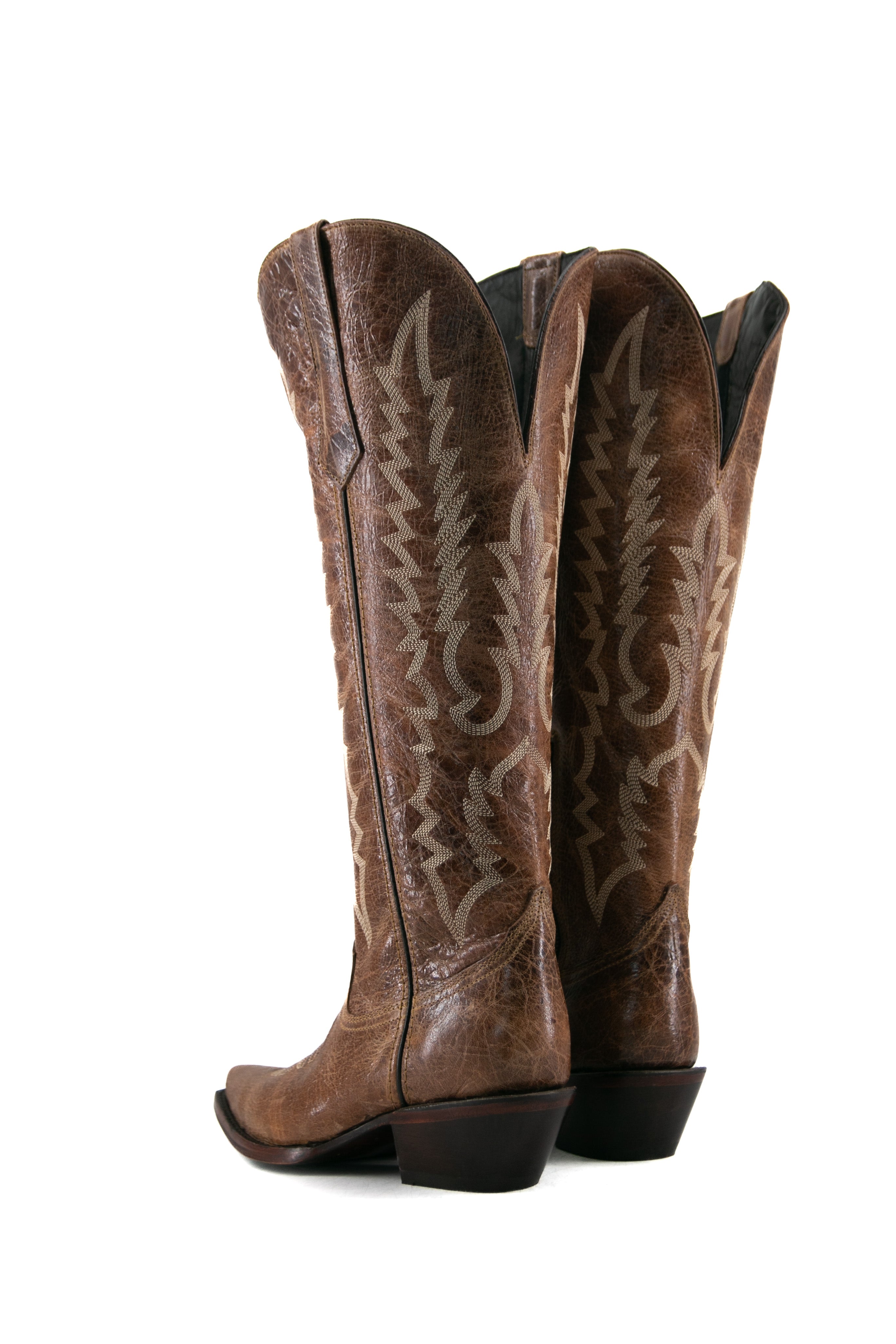 Kaylee Tall Wide Calf Friendly Snip Toe Cowgirl Boot