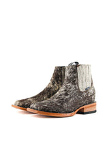 Men's Cowhide Square Toe Ankle Boot  Size 6.5 Box OM7