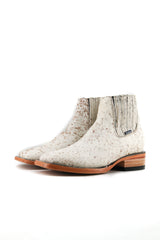 Men's Cowhide Square Toe Ankle Boot  Size 6.5 Box OM17