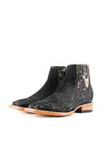 Men's Cowhide Square Toe Ankle Boot  Size 8 Box OM43