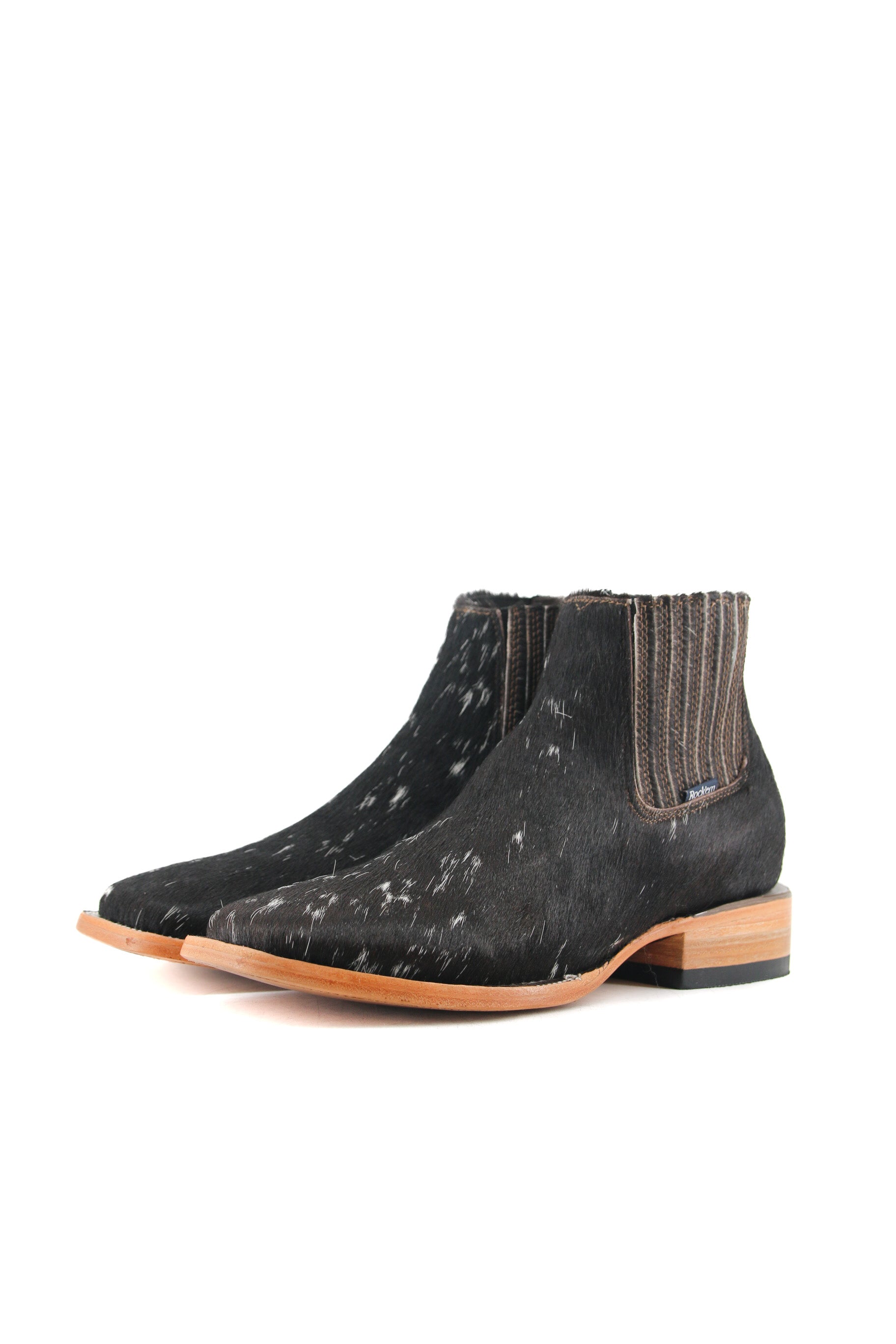 Men's Cowhide Square Toe Ankle Boot  Size 9 Box OM80