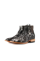 Men's Cowhide Square Toe Ankle Boot  Size 10 Box OM107