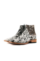 Men's Cowhide Square Toe Ankle Boot  Size 10.5 Box OM123