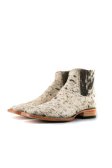 Men's Cowhide Square Toe Ankle Boot  Size 10.5 Box OM125