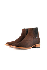 Men's Cowhide Square Toe Ankle Boot  Size 10.5 Box OM133