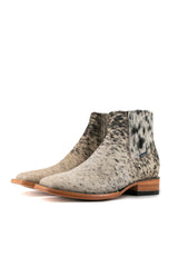 Men's Cowhide Square Toe Ankle Boot  Size 10.5 Box OM137