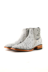 Men's Cowhide Square Toe Ankle Boot  Size 11 Box OM146