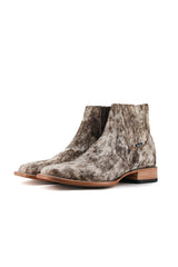 Men's Cowhide Square Toe Ankle Boot  Size 12 Box OM156