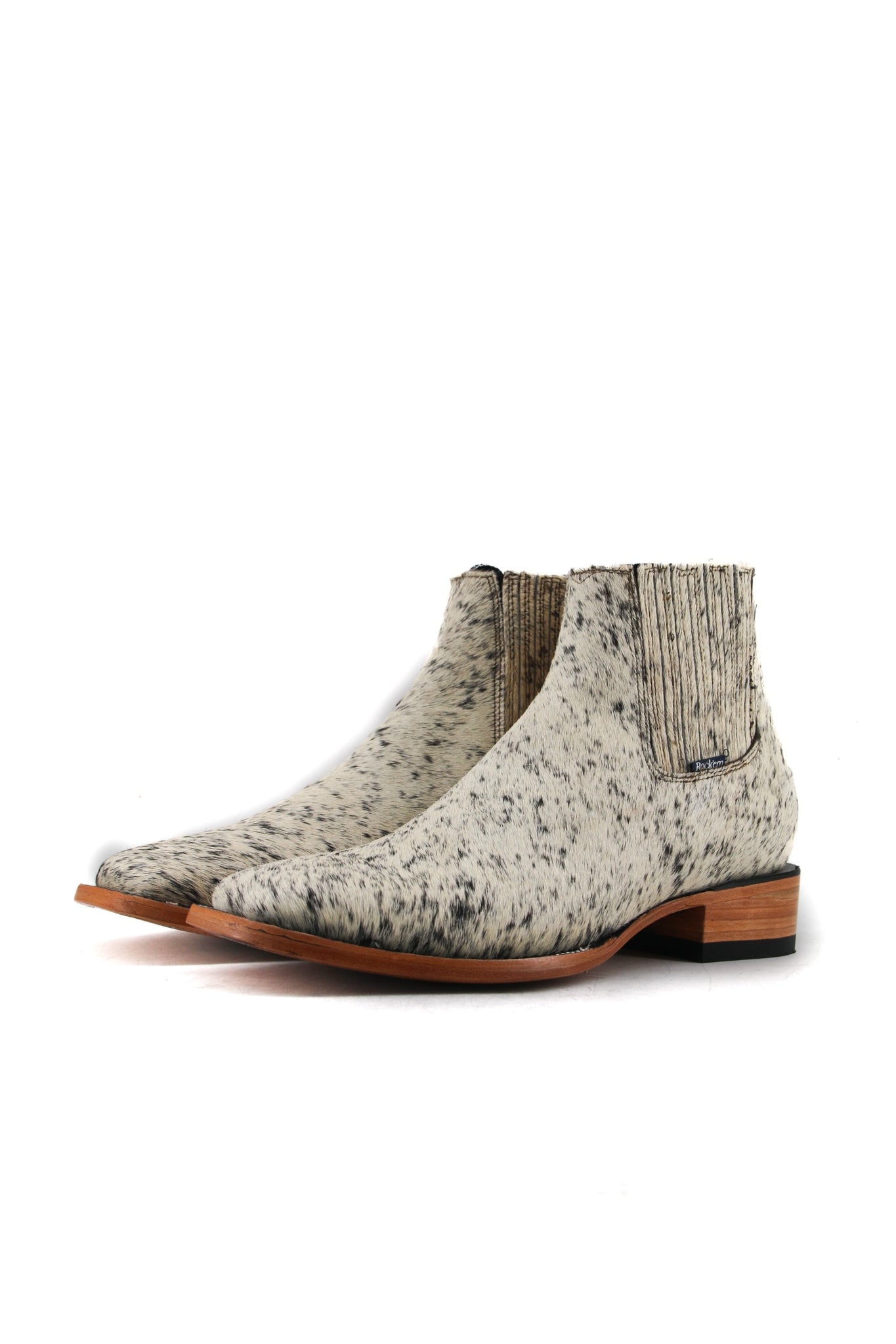 Men's Cowhide Square Toe Ankle Boot Size 12 Box OM158 – Rock'Em