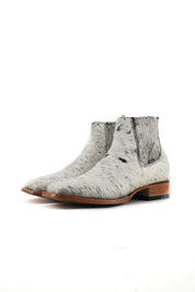 Men's Cowhide Square Toe Ankle Boot  Size 12 Box OM164