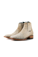 Men's Cowhide Square Toe Ankle Boot  Size 12 Box OM167