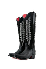 Brianna Tall Red Bottom Snip Toe Cowgirl Boot