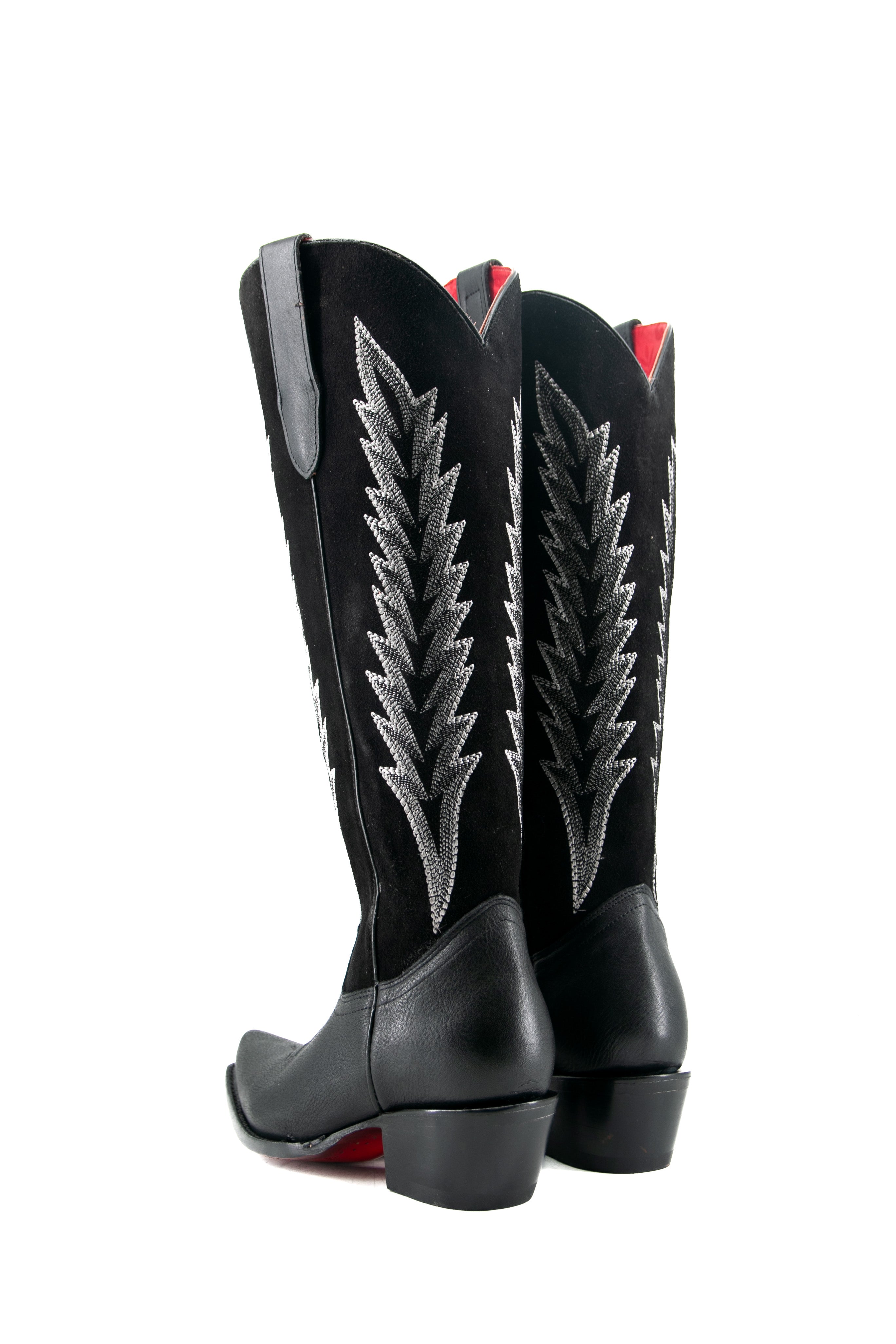 Brianna Tall Red Bottom Snip Toe Cowgirl Boot