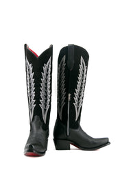 Brianna Tall Red Bottom Snip Toe Cowgirl Boot