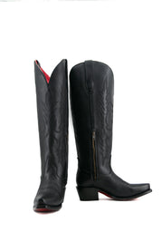 Scarlett Tall Wide Calf Red Bottom Snip Toe Cowgirl Boot