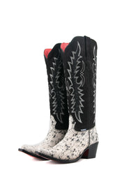 Marisol Tall Red Bottom Cowhide Snip Toe Cowgirl Boot Size 7.5 Box NW19