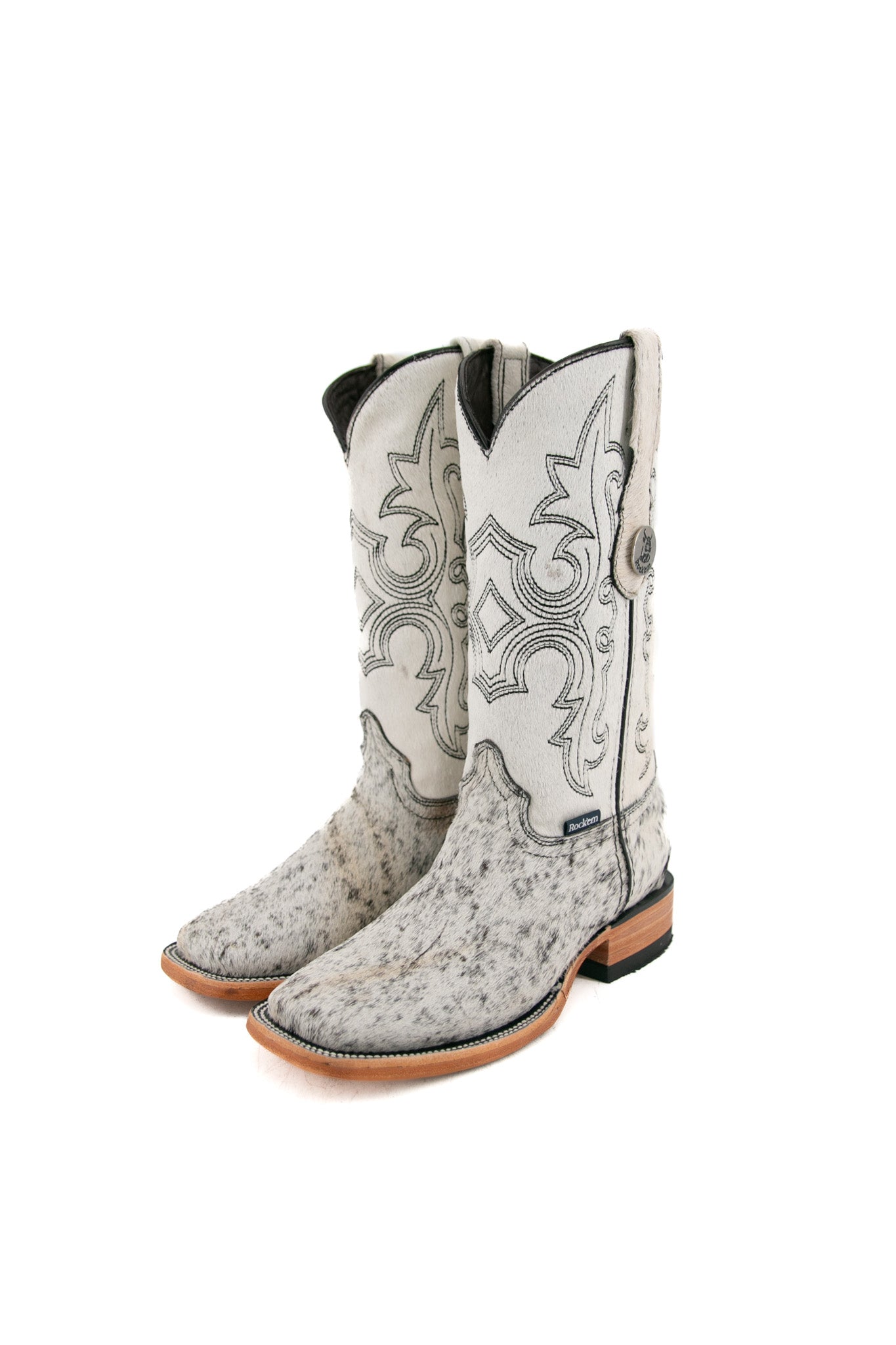 Katherine Cowhide Square Toe Cowgirl Boot Size 6 Box BW6  FINAL SALE