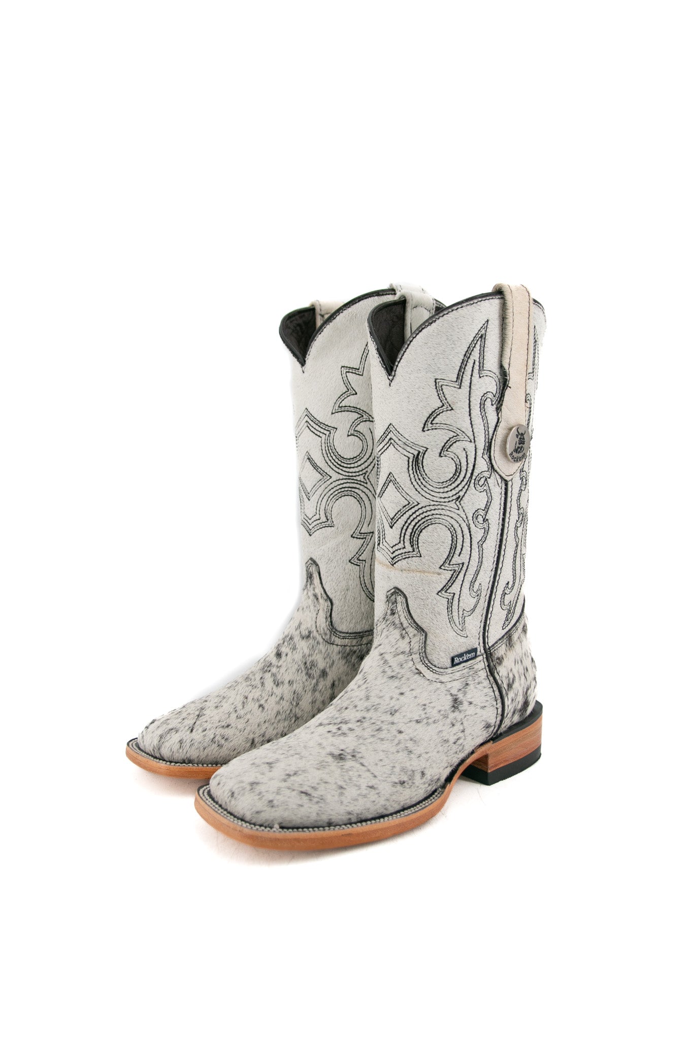 Katherine Cowhide Square Toe Cowgirl Boot Size 6.5 Box BW10 FINAL SALE