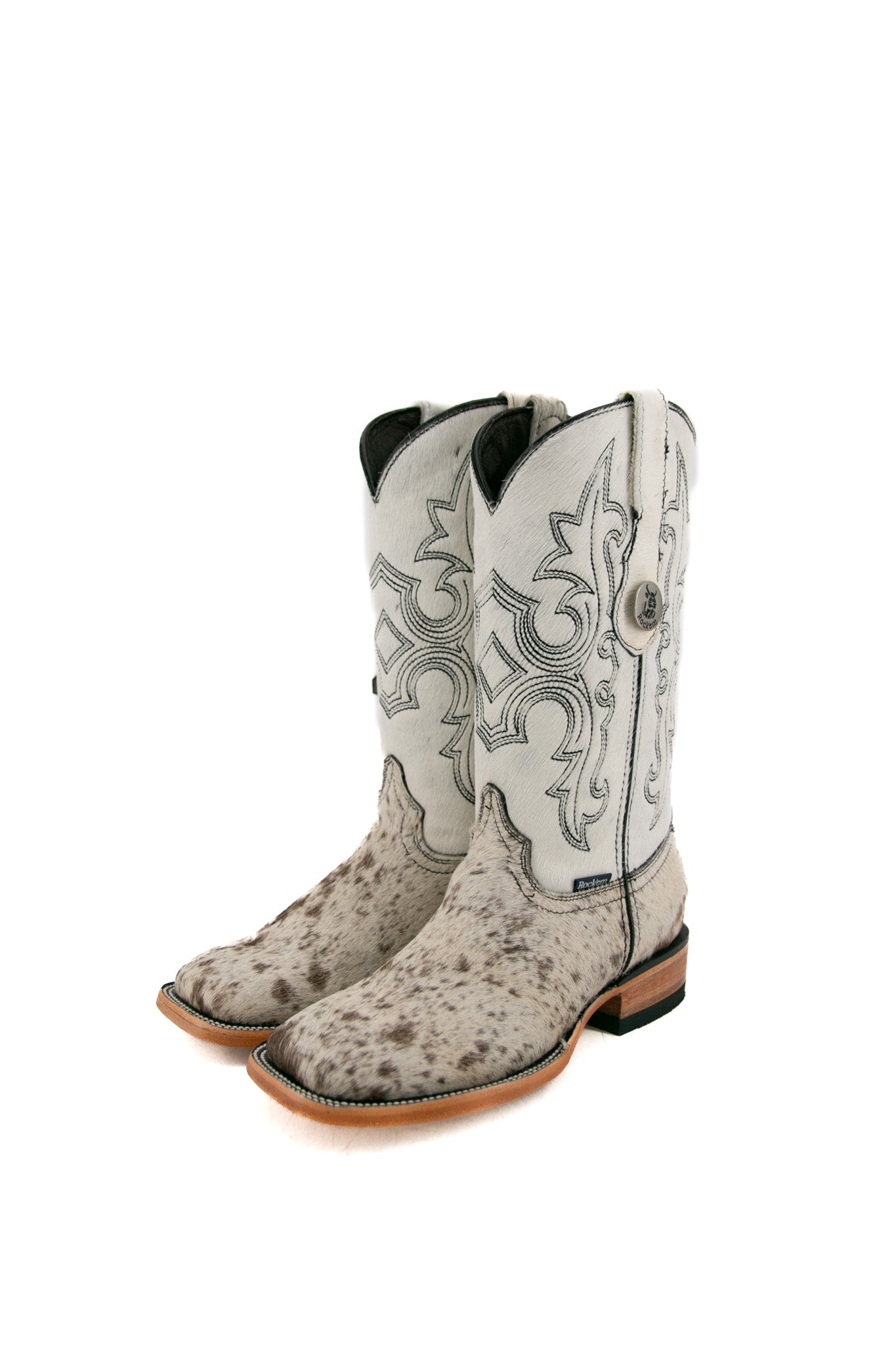 Katherine Cowhide Square Toe Cowgirl Boot Size 7 Box BW15   FINAL SALE