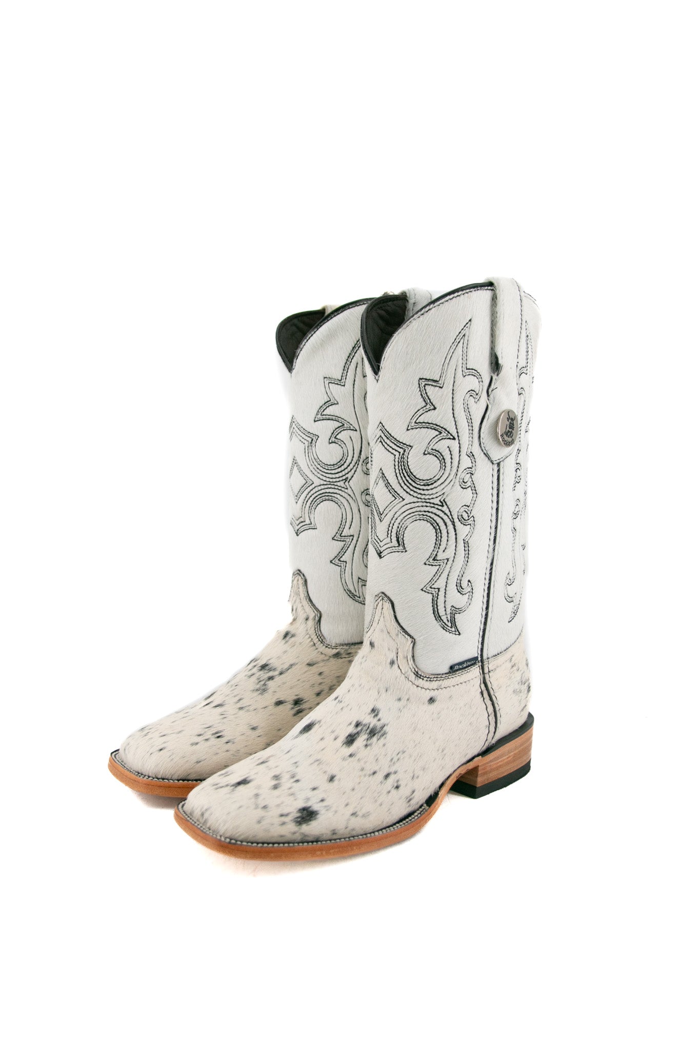 Katherine Cowhide Square Toe Cowgirl Boot Size 8.5 Box BW24  FINAL SALE