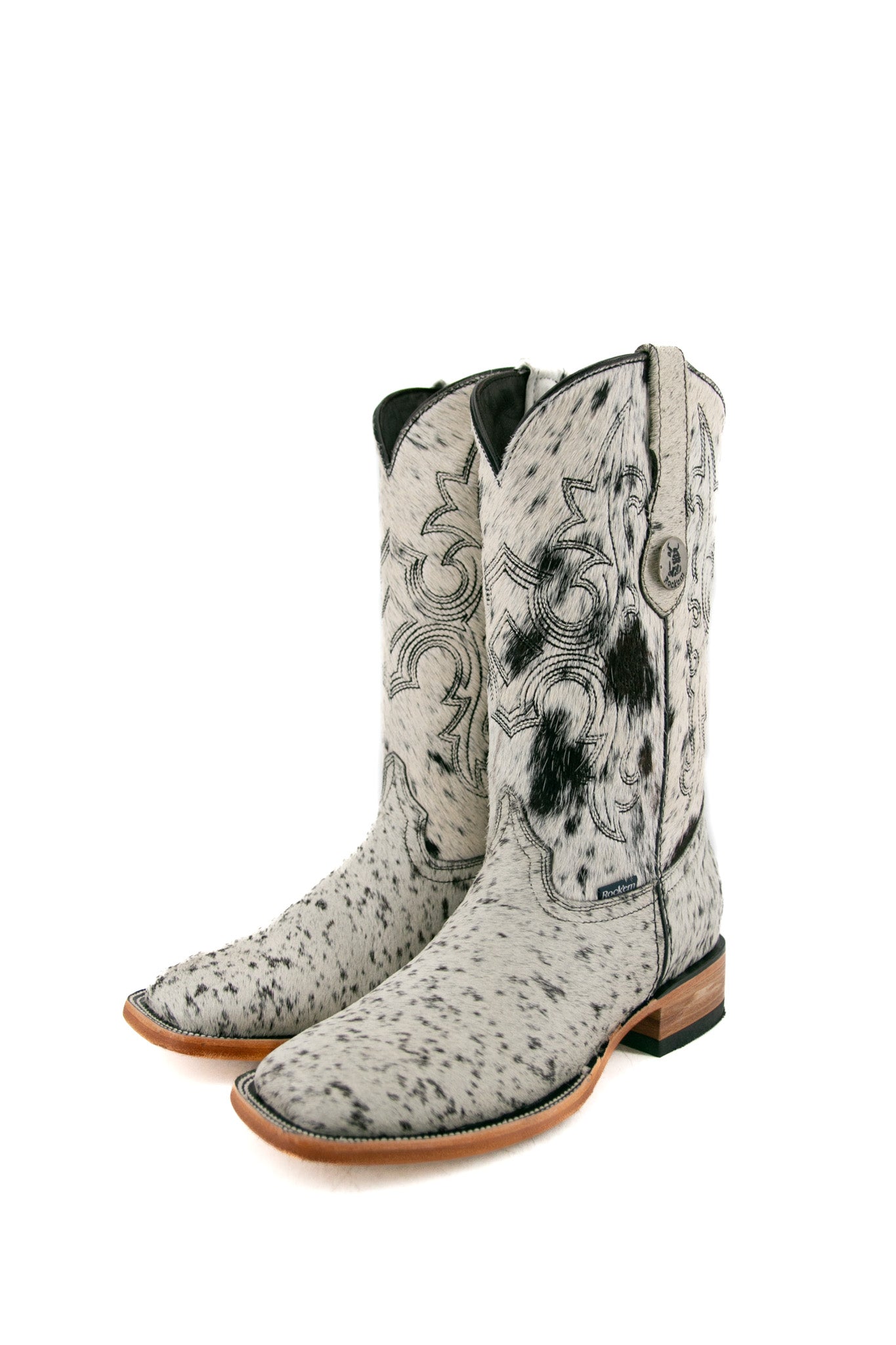 Katherine Cowhide Square Toe Cowgirl Boot Size 8.5 Box BW25  FINAL SALE