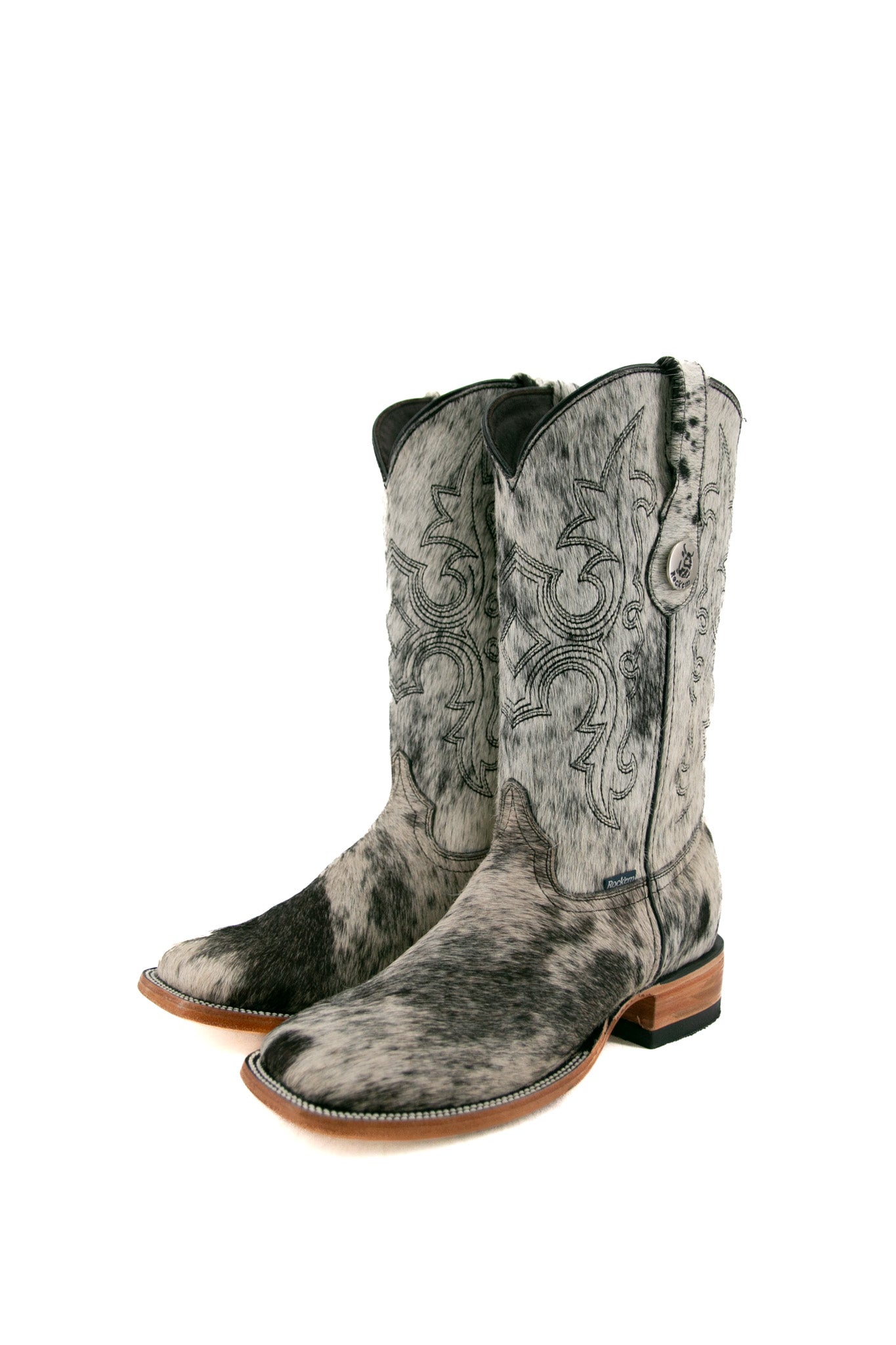 Katherine Cowhide Square Toe Cowgirl Boot Size 8.5 Box BW28   FINAL SALE