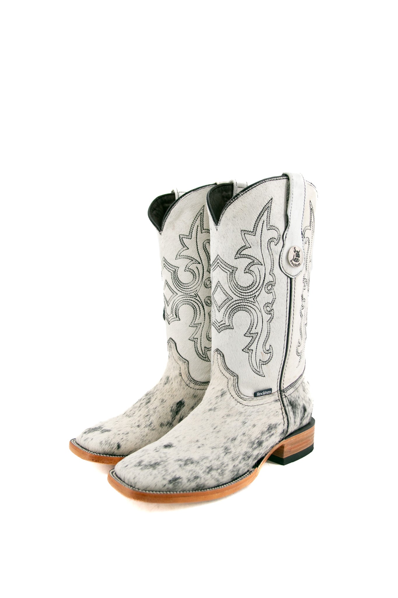 Katherine Cowhide Square Toe Cowgirl Boot Size 9 Box BW29  FINAL SALE