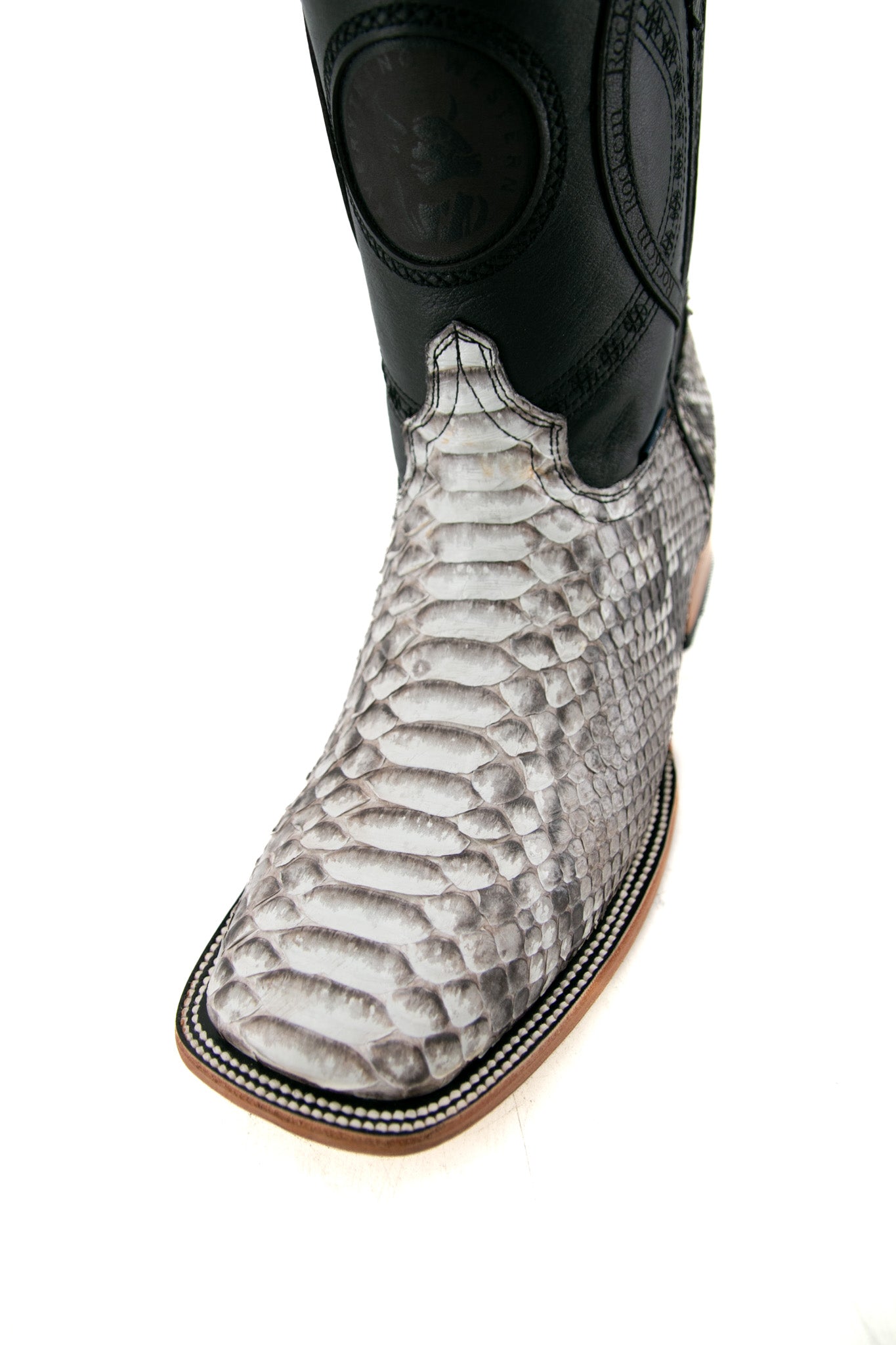 Exotic Python Square Toe Cowboy Boot