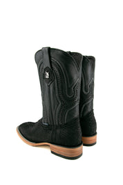 Exotic Python Matte Square Toe Cowboy Boot