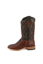 Lizard Square Toe Cowboy Boot