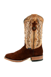 Luke Suede Square Toe Cowboy Boot