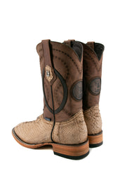 Rock'em Fall Python Exotic Square Toe Cowboy Boot