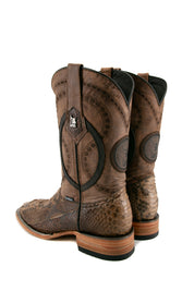 Rock'em Fall Python Exotic Square Toe Cowboy Boot