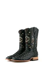 Clone Python Square Toe Cowboy Boot