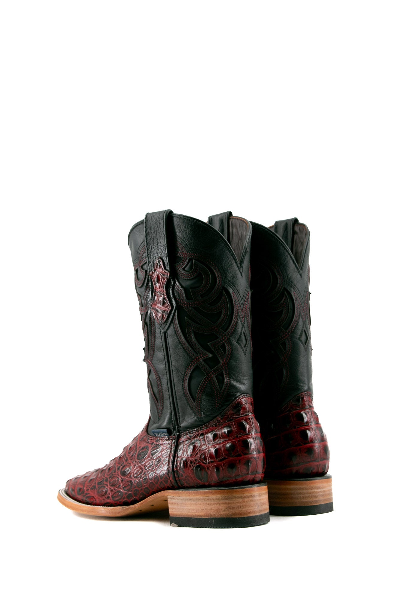 Caiman Hornback Square Toe Cowboy Boot