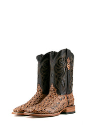 Caiman Hornback Square Toe Cowboy Boot