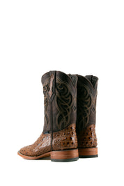 Caiman Hornback Square Toe Cowboy Boot