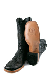 Rock'em Fall Python Exotic Square Toe Cowboy Boot