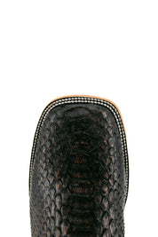 Rock'em Fall Python Exotic Square Toe Cowboy Boot