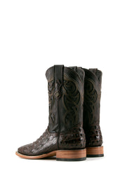 Caiman Hornback Square Toe Cowboy Boot