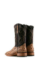 Caiman Hornback Square Toe Cowboy Boot