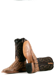 Caiman Hornback Square Toe Cowboy Boot