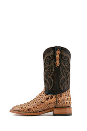 Caiman Hornback Square Toe Cowboy Boot