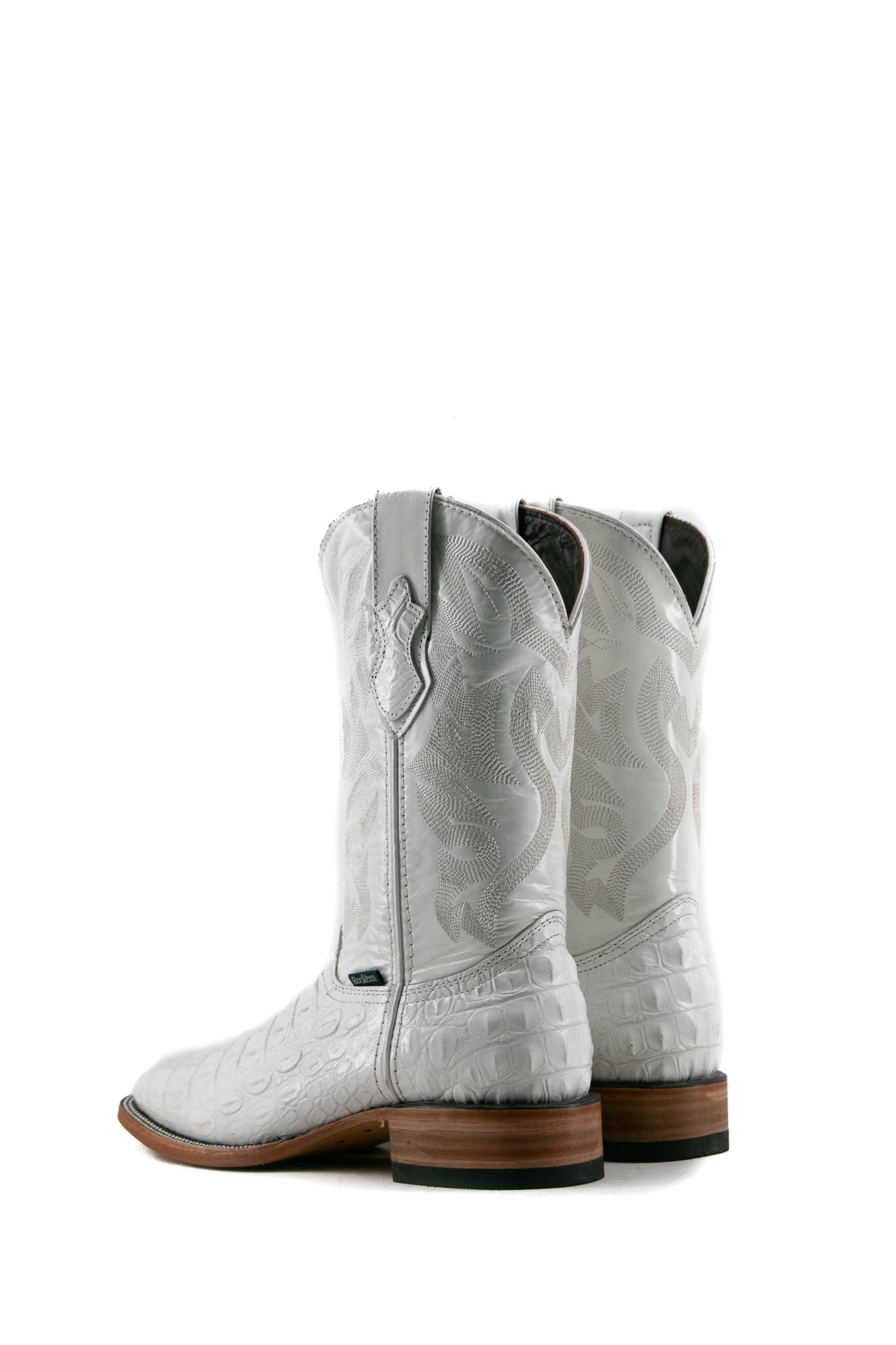 Caiman Hornback Square Toe Cowboy Boot – Rock'Em Caiman Hornback Square Toe Cowboy Boot – Rock'Em